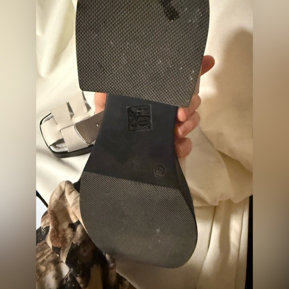 Free People White pacific platform fishermen heel sandals size 11 - Picture 5 of 5